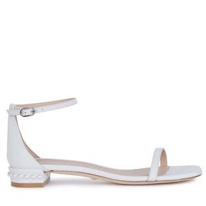 STUART WEITZMAN NUDISTCURVE PEARL FLAT
SANDAL worn once size 9.5